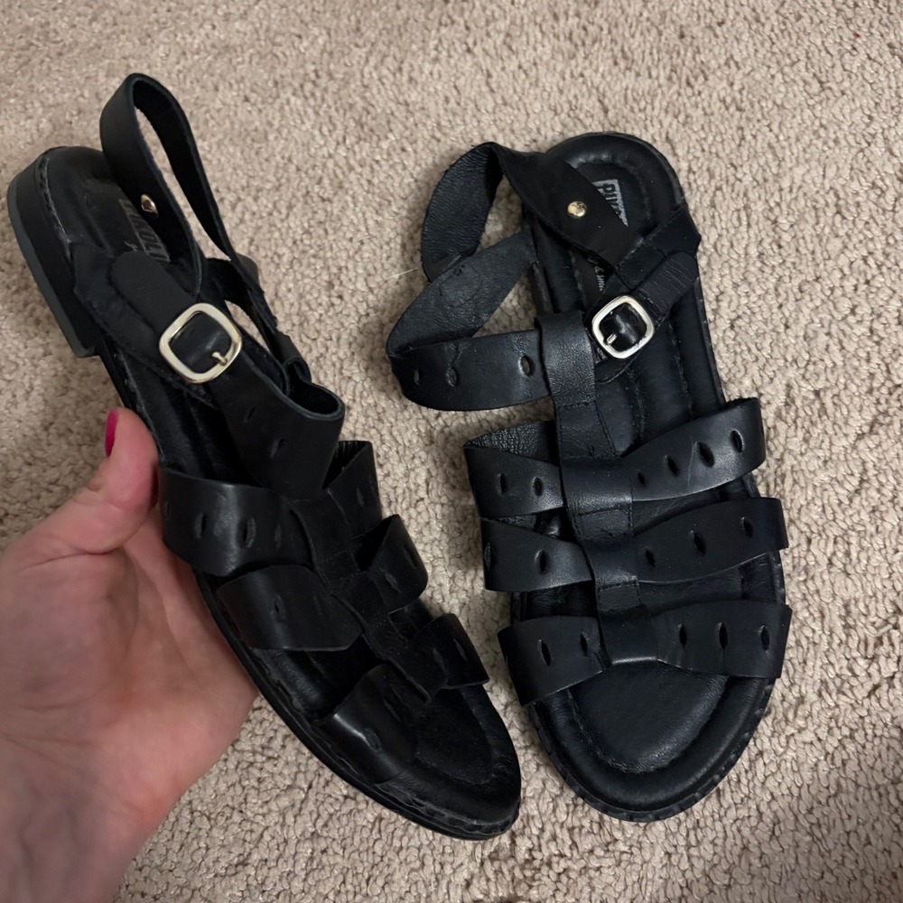 Pikolinos | Women's Algar Leather Casual Sandals Sz 9-9.5/40 - Picture 3 of 7